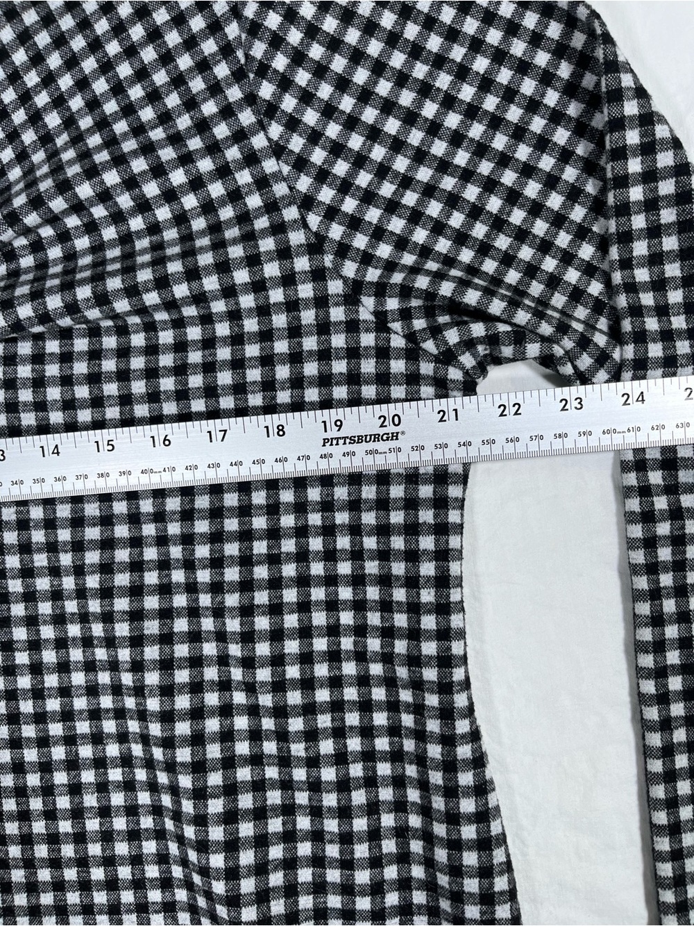 Old Navy Black & White Gingham V-Neck Women’s Top Twist Knot Extra Large - Picture 8 of 14